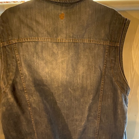Vintage 80’s Rocawear denim vest, size 46 - Picture 2 of 9